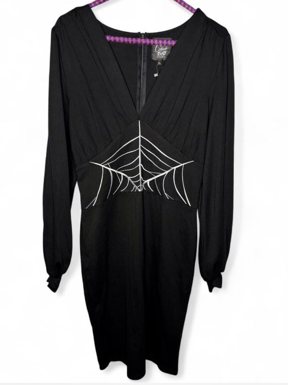 Cobweb Cult Black Spiderweb Dress